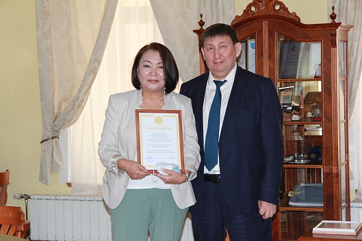 Национальная библиотека Республика Саха (Якутия) была награждена грамотой Минкультуры РФ