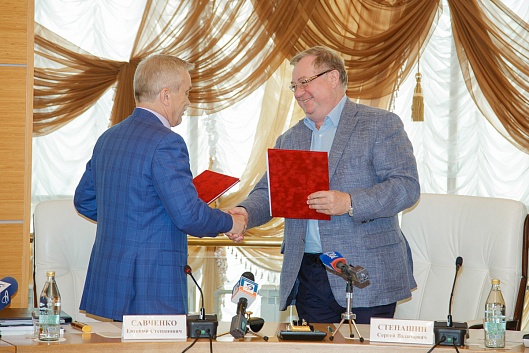 Подписание соглашения о взаимодействии и сотрудничестве с Белгородской областью